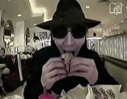 Marilyn Manson Burger GIF