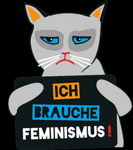 Ichbrauchefeminismus Werbrauchtfeminismus Wirbrauchenfeminismus Feminismus Grumpycat GIF by Wer braucht Feminismus?
