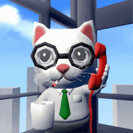 Cat Work GIF