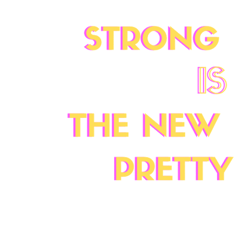 Hydrospinning Strong Is The New Pretty Sticker by waterbeat society