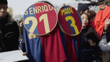 pique luis enrique GIF by FC Barcelona