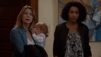meredith grey surprise GIF by ABC Network