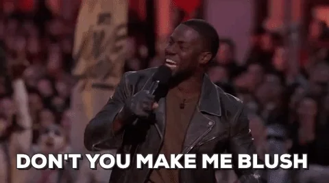 Blushing Kevin Hart GIF by MTV Movie & TV Awards