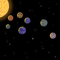 Planets Robin Eisenberg GIF by GIPHY Studios Originals