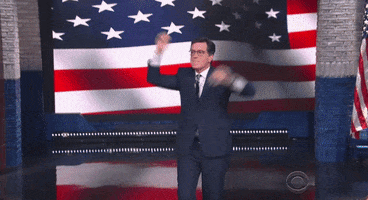 stephen colbert kiss GIF by The Late Show With Stephen Colbert