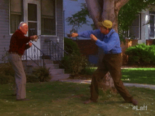 Old Man Fighting GIF by Laff - Find & Share on GIPHY