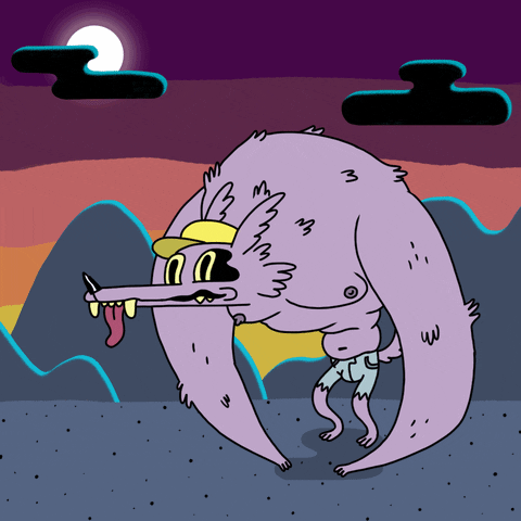 Howling Howl At The Moon GIF by Jason Clarke