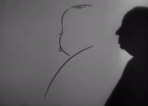  intro credits profile alfred hitchcock theme GIF