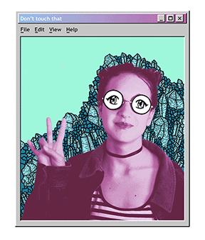 computer virus girl GIF by Gabriola