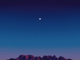 moon desert GIF by Allison House
