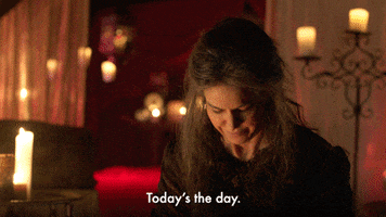 Emily Hampshire Today GIF by SYFY