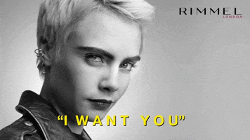 come here cara delevingne GIF by Rimmel London