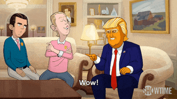 excited donald trump GIF by Our Cartoon President