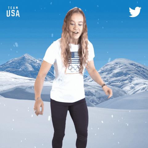 downhill skiing winter olympics GIF by Twitter