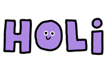 Happy Holi Sticker by Maria Rodilla
