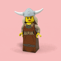Viking Kiss GIF by LEGO