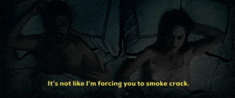 jorma taccone its not like im forcing you to smoke crack GIF by The Orchard Films