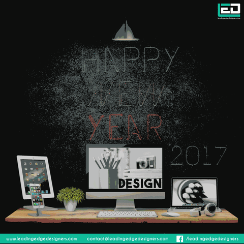 New Year Wishes GIF by Leading Edge Designers