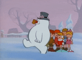 Frosty The Snowman Christmas Movies GIF by GIF Greeting Cards