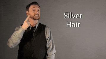 silver hair asl GIF by Sign with Robert