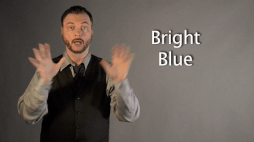 bright blue asl GIF by Sign with Robert
