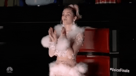 Miley Cyrus Good Job GIF by The Voice - Find & Share on GIPHY