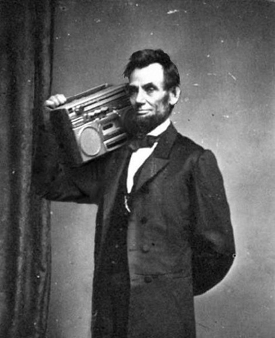 Dutch #lincoln #boombox #grooving #abrahamlincoln GIF