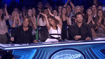 jennifer lopez applause GIF by American Idol