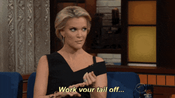 Work Hard Megyn Kelly GIF by The Late Show With Stephen Colbert