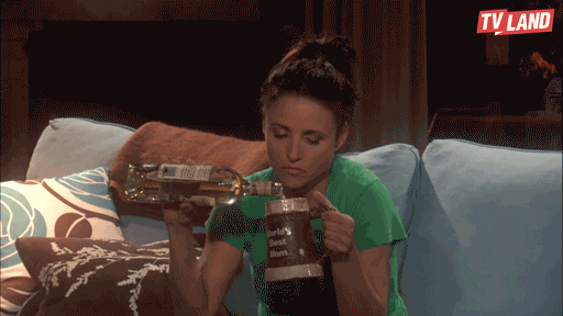 Drunk Julia Louis-Dreyfus GIF by TV Land - Find & Share on GIPHY