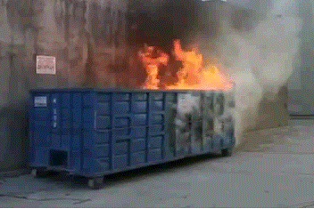 Fire Trash GIF - Find & Share on GIPHY