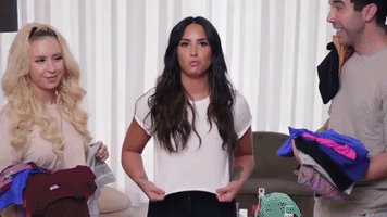 100 shirt challenge GIF by Demi Lovato
