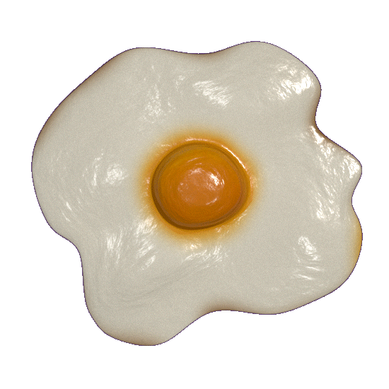 Fried Egg Loop Sticker by jellygummies for iOS & Android GIPHY