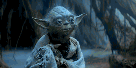 Gif of Yoda from Star Wars saying "Do, or do not. There is no try!"