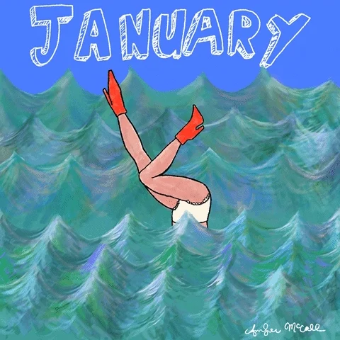 Calendar Drowning GIF