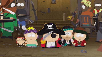 eric cartman pirate GIF by South Park