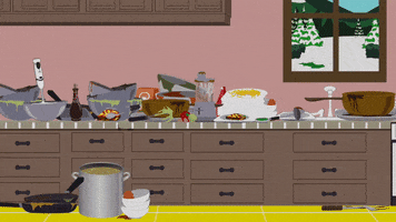 kitchen dishes GIF by South Park 