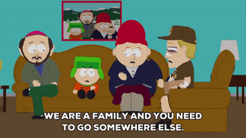 kyle broflovski family GIF by South Park 