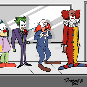 ramboozle president clowns election2016 dump trump GIF