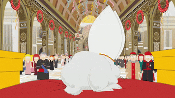 church lying down GIF by South Park 