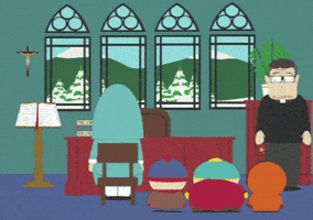 eric cartman church GIF by South Park 