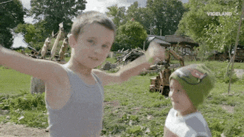 Kids Muscles GIF by Hate Thy Neighbor