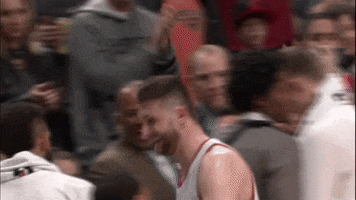 mobbed jusuf nurkic GIF by NBA