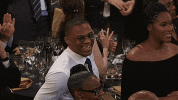 Happy Russell Westbrook GIF by NBA