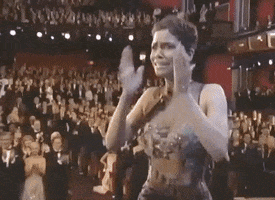 halle berry disbelief GIF by The Academy Awards