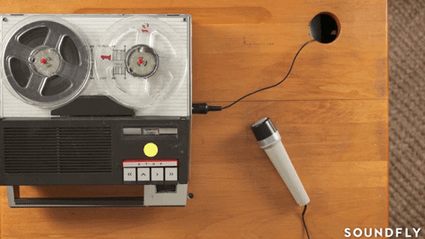 Push Play Recording On Reel To Reel Tapes GIF by Soundfly - Find &amp; Share on GIPHY