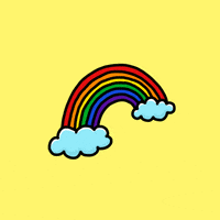 Rainbow Bridge Animation GIF by ahn0ahn0