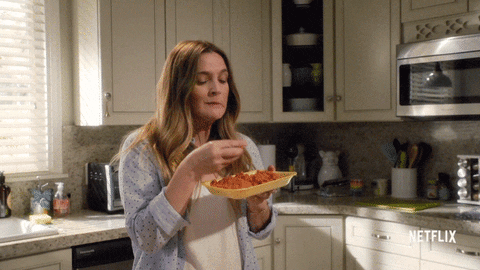 Hungry Drew Barrymore GIF by NETFLIX - Find & Share on GIPHY