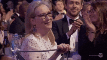 Meryl Streep Kisses GIF by SAG Awards