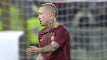 high five slow motion GIF by AS Roma